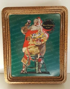 Santa Claus Coca Cola Feliz Navidad Lata Vintage Años 90 Felices Fiestas Coleccionable - Imagen 1 de 12