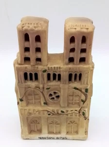 Statua Cattedrale di Notre Dame De Paris ricordo vintage resina - Foto 1 di 7
