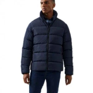 Mens French Connection Navy Coat - Picture 1 of 2