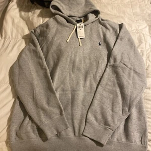 Polo Ralph Lauren Men's XXL Grey Heather Soft Fleece Lined Pullover Hoodie - Picture 1 of 7