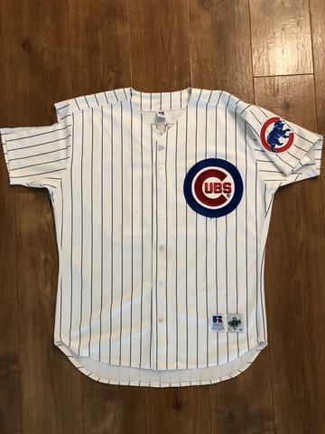 Russell Diamond Vintage Chicago Cubs SAMMY SOSA Jersey Size 48 VTG #21 Cover