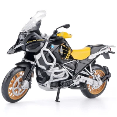 1:12 BMW	R1250 GS Motorcycle Model Diecast Toy Car for Boys Kids Gifts Black - Image 1 of 4