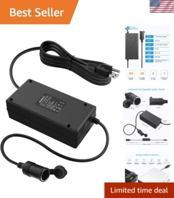 12V Power Supply Adapter - 250W Converter for Car Refrigerator & Tire Inflator - Image 1 of 4