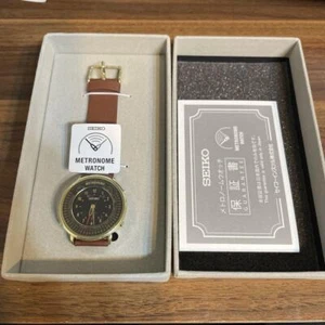 SEIKO Metronome Watch SMW001A Standard Line Dark Browne w/ Box Unused JP - Picture 1 of 3