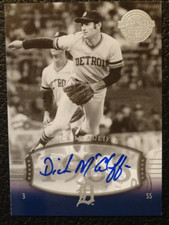 2004 UD Legends DICK MCAULIFFE 1968 Timeless Teams Auto Autograph Detroit Tigers