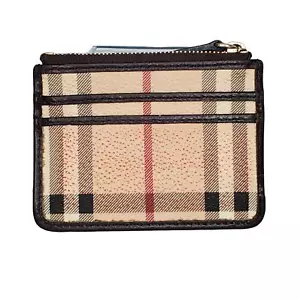 Burberry London Haymarket Card Pouch Wallet - Picture 1 of 4
