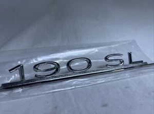 Mercedes Benz 190SL Trunk Badge Emblem New OEM - Foto 1 di 4