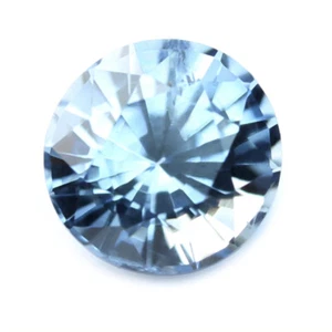 Certified Natural Teal Sapphire 0.41ct VS Clarity Madagascar 4.18 mm Round - Picture 1 of 3