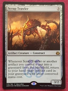 Magic The Gathering AETHER REVOLT FOIL SCRAP TRAWLER tarjeta de artefacto Magic The Gathering Magic The Gathering - Imagen 1 de 2