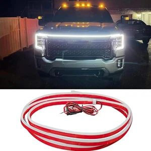 Universal Waterproof Car Hood LED Strip - 71 Inch Dynamic Daytime Running Light - Picture 1 of 1