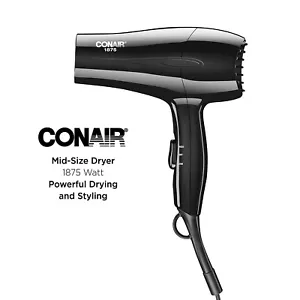 Conair Hair Dryer, 1875W Mid-Size Hair Dryer - Picture 1 of 1