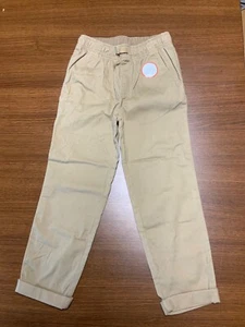 WONDER NATION Childs Sz M (8) khaki/brown pant elastic/drawstring school uniform - Picture 1 of 5