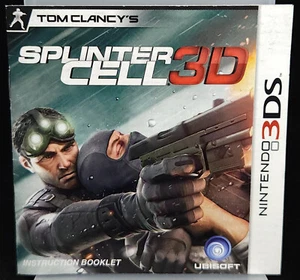 Splinter Cell 3D | Nintendo DS | Original | Manual - Picture 1 of 6