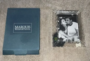 Marquis By Waterford Torino 5x7 Frame Glass Lead Crystal Picture Frame Portrait - Bild 1 von 10