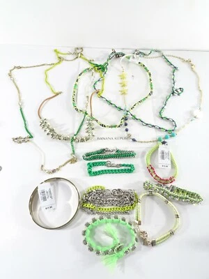 Juego de 13 collar pulsera Banana Republic J.Crew American Eagle Outfitters GAP Foto 1 de 4