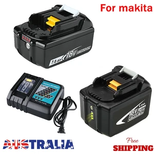 9.0Ah For Makita Battery 18V BL1830B BL1840B BL1850B BL1860B Li-Ion LXT 8.0Ah AU - Picture 1 of 18