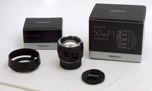 Voigtlander NOKTON 50mm F/1.2 Aspherical VM-Mount - Used EX Condition w/Hood - Picture 1 of 15