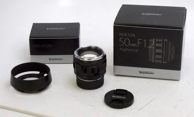 Voigtlander NOKTON 50mm F/1.2 Aspherical VM-Mount - Used EX Condition w/Hood - Image 1 of 4
