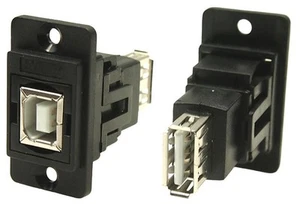 CLIFF ELECTRONIC COMPONENTS - Soket Dual Masuk USB 2.0 Jenis B ke Jenis A Sambu - Picture 1 of 1