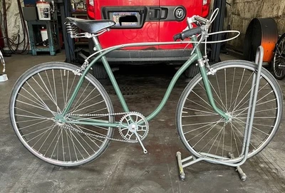 Bicicleta estilo piloto 1958 vintage barra dupla Hercules Path - Imagem 1 de 4