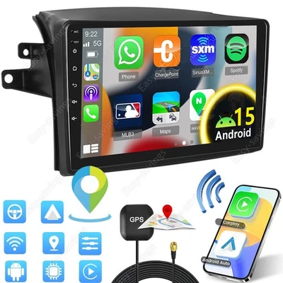 Rádio estéreo GPS 2GB+32GB para Toyota Sienna 2004-2010 Android 15 CarPlay carro - Imagem 1 de 4