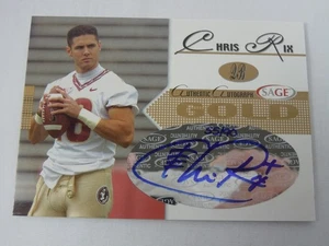 2005 SAGE #A36 Chris Rix Autographs Gold #/90 - Bild 1 von 2