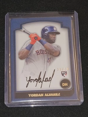 2020 Bowman Transcendent VIP Party Yordan Alvarez Rookie Auto 36/50 YAV-03SF - Image 1 of 2