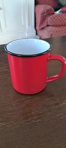 Taza de gres roja Abbott Collection 4" CERÁMICA "Aspecto esmaltado" - Aspecto envejecido - Imagen 1 de 5