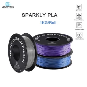 Filamento PLA Brillo Brillante Geeetech 1,75 mm 1 kg/rollo PLA plateado/púrpura/azul EE. UU. - Imagen 1 de 14
