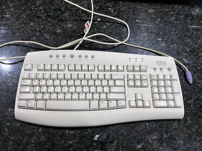 Vtg Dell KEYBOARD Computer Rt9410 Gaming Parts Microsoft - Image 1 of 4