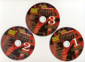 Karaoke CDG Chartbuster 5074 GEORGE JONES 3 DISC IN SLEEVES,White Lightning - Picture 1 of 4