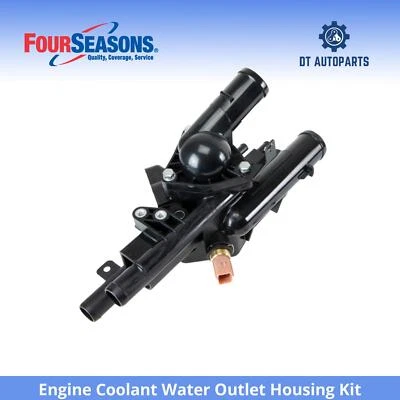 Kit de carcasa de salida de agua de refrigerante para motor Hyundai Tucson 2011-2013 4 estaciones Foto 1 de 4
