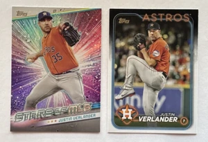 Justin Verlander Houston Astros Topps 2024 Stars MLB Card SMLB-68 & Topps 62 - Picture 1 of 5