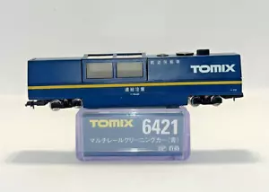 N Scale Tomix 6421 Blue Track Cleaning Car Original Box - Picture 1 of 10