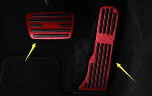 For Cadillac CT5 2020-2022 Red Aluminum Brake Pedal Accelerator Pedal Cover Trim - Picture 1 of 6