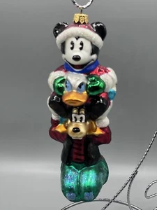 Christopher Radko "THREE CHEERS FOR MICKEY" With Original Box & Tag - Picture 1 of 9