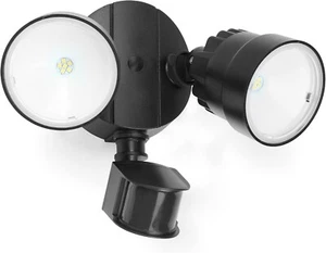 Outdoor Security Lights Pir Motion Sensors Mains Powered LED Lamp Back Front - Picture 1 of 12