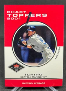 2001 Fleer Platinum Rookie Collection ICHIRO SUZUKI Chart Toppers RC #416 QTY - Picture 1 of 2