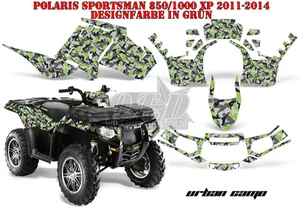 KIT GRÁFICO AMR RACING DECOR ATV POLARIS SPORTSMAN MODELOS CAMUFLAJE URBANO B - Imagen 1 de 2