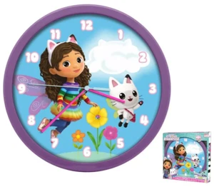 Gabby ´S Dollhouse Children Childrens Room Wall Clock 25cm Diameter - Picture 1 of 1