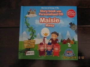 STORY BOOK WITH PERSONALISED CD MAISIE new - Picture 1 of 2