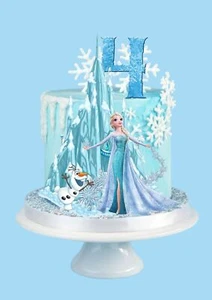 Frozen Cake Topper, Elsa cake image, Frozen edible image, Frozen birthday Party - Picture 1 of 2