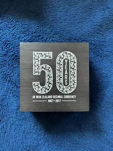 New Zealand 2017 50 Years of new Zealand Decimal Currency Silver proof coin 2oz - Picture 1 of 8