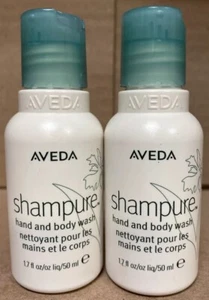 Jabón de manos y cuerpo Aveda Shampure 1,7 oz/50 ml tamaño de viaje **PAQUETE DE 2** NUEVO - Imagen 1 de 1