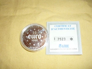 10 EURO Silber Italien 1996 "Les Editions Michael Gode" - Bild 1 von 3