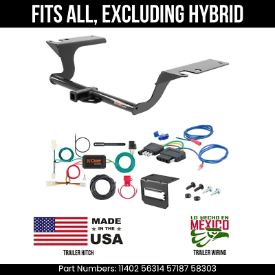 Сцепное устройство для прицепа 16-20 Kia Optima с 5-контактной проводкой Excl гибридный курт 2K 1,25 дюйма буксировка - Изображение 1 из 4