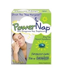 PowerNap Anti-Grogginess Nap Supplement, 9 softgels - Picture 1 of 1