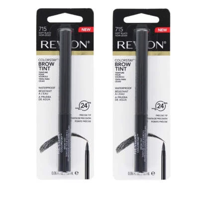 Pack of 2 Revlon Colorstay Brow Tint, Soft Black 715 - Image 1 of 4