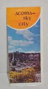 PUEBLO OF ACOMA - SKY CITY (New Mexico) Vintage Tourist Brochure - Imagen 1 de 8