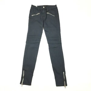 Joes Grey Skies Mid Rise Skinny Jeans Zipper Detail Cotton Stretch Women 25 - Picture 1 of 7